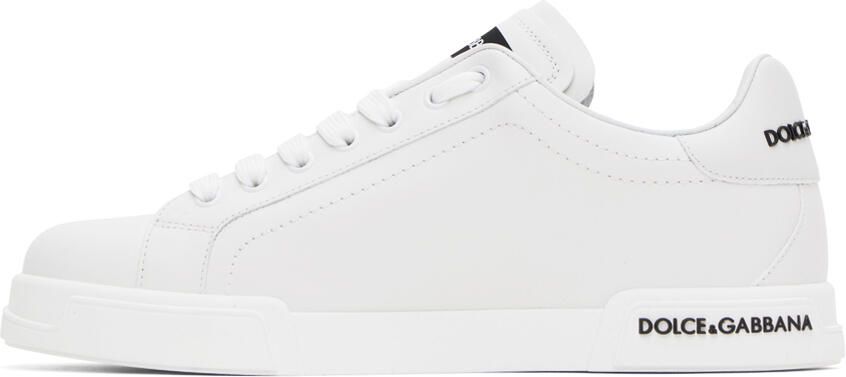 Dolce & Gabbana White Portofino Sneakers - Picture 3