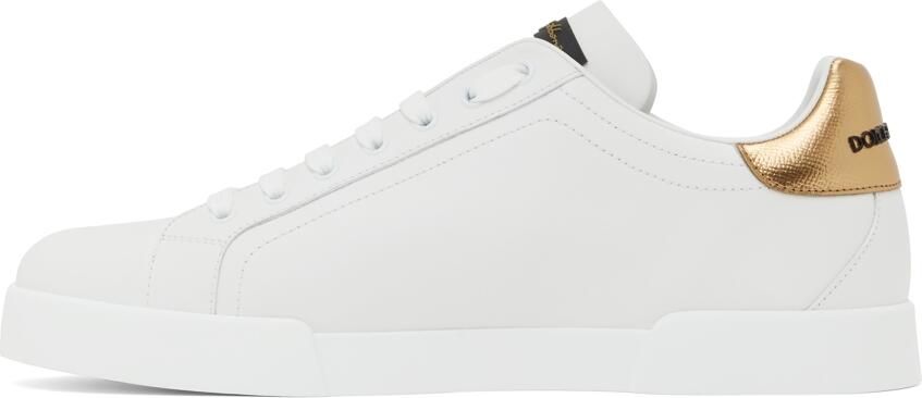 Dolce & Gabbana White Portofino Sneakers - Picture 3