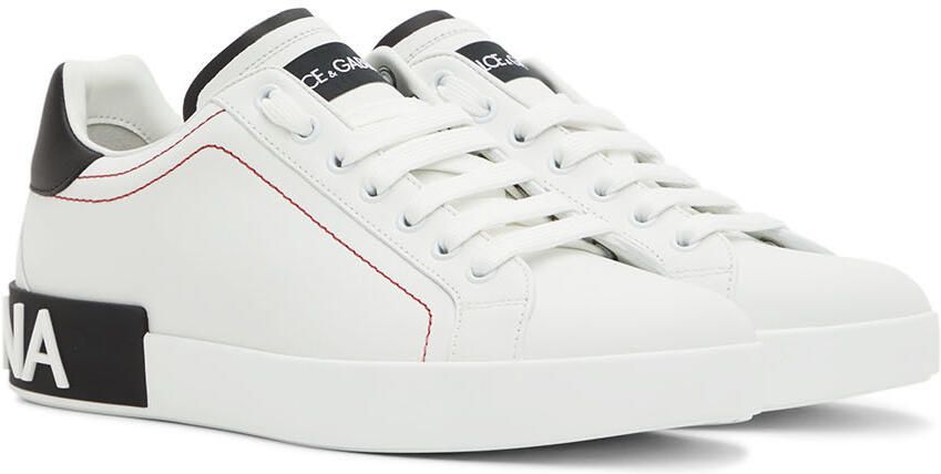 Dolce & Gabbana White Portofino Sneakers - Picture 2