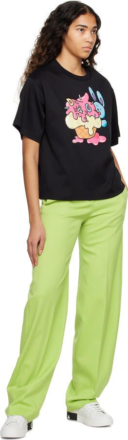 Dolce & Gabbana White & Silver Portofino Low Sneakers - Picture 5