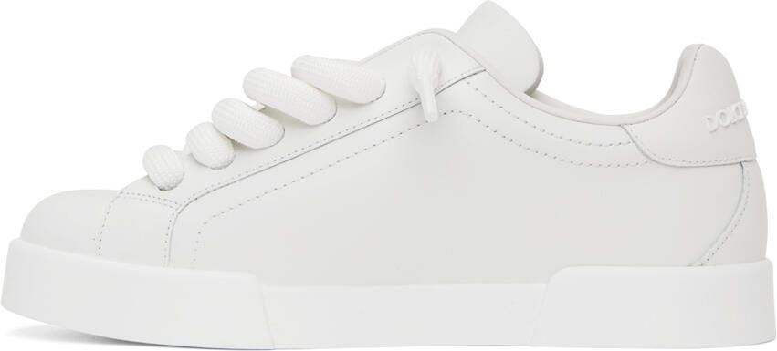 Dolce & Gabbana White Portofino Sneakers - Picture 3
