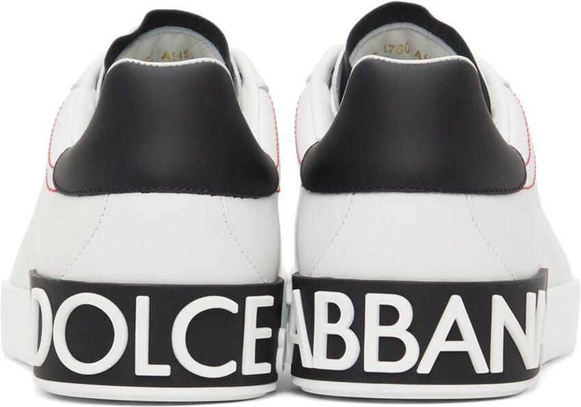 Dolce & Gabbana White Portofino Sneakers - Picture 2