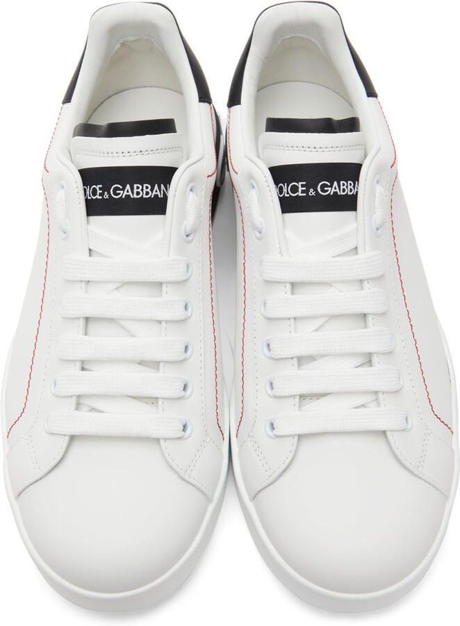 Dolce & Gabbana White Portofino Sneakers