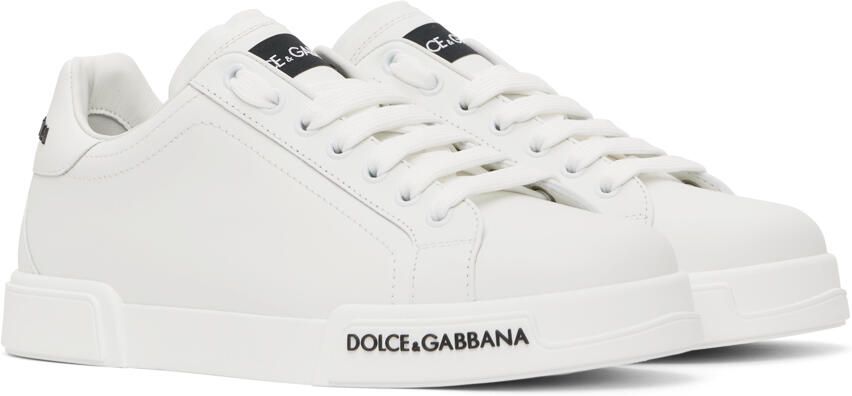 Dolce & Gabbana White Portofino Sneakers