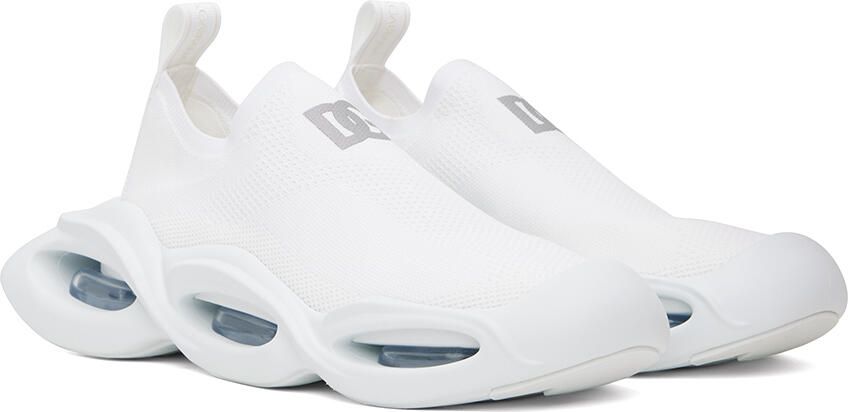 Dolce & Gabbana White Wave Sneakers - Picture 2
