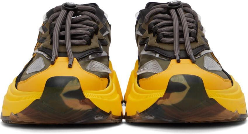 Dolce & Gabbana Yellow & Black Daymaster Sneakers - Picture 2