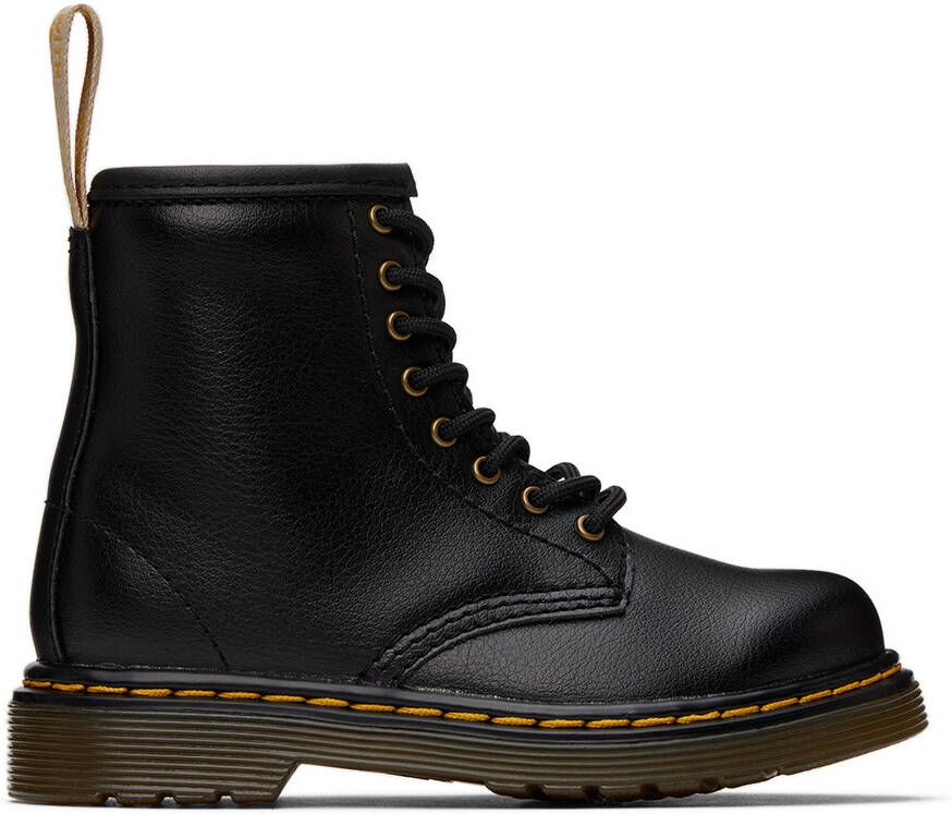 Dr. Martens Baby Black Vegan 1460 Boots - Picture 4