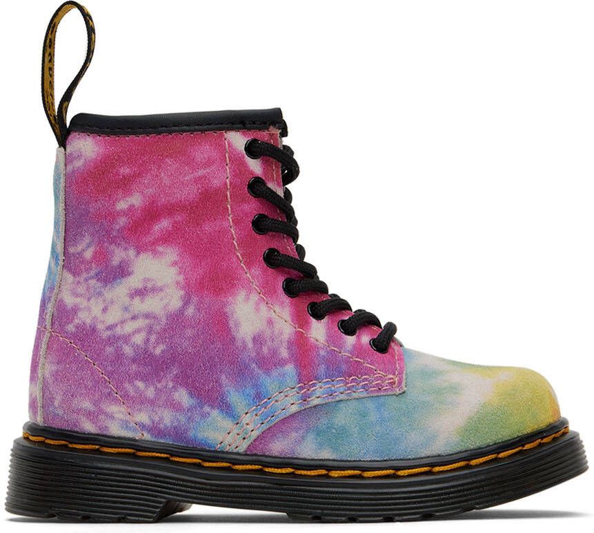Dr. Martens Baby Multicolor Tie-Dye 1460 Boots - Picture 4