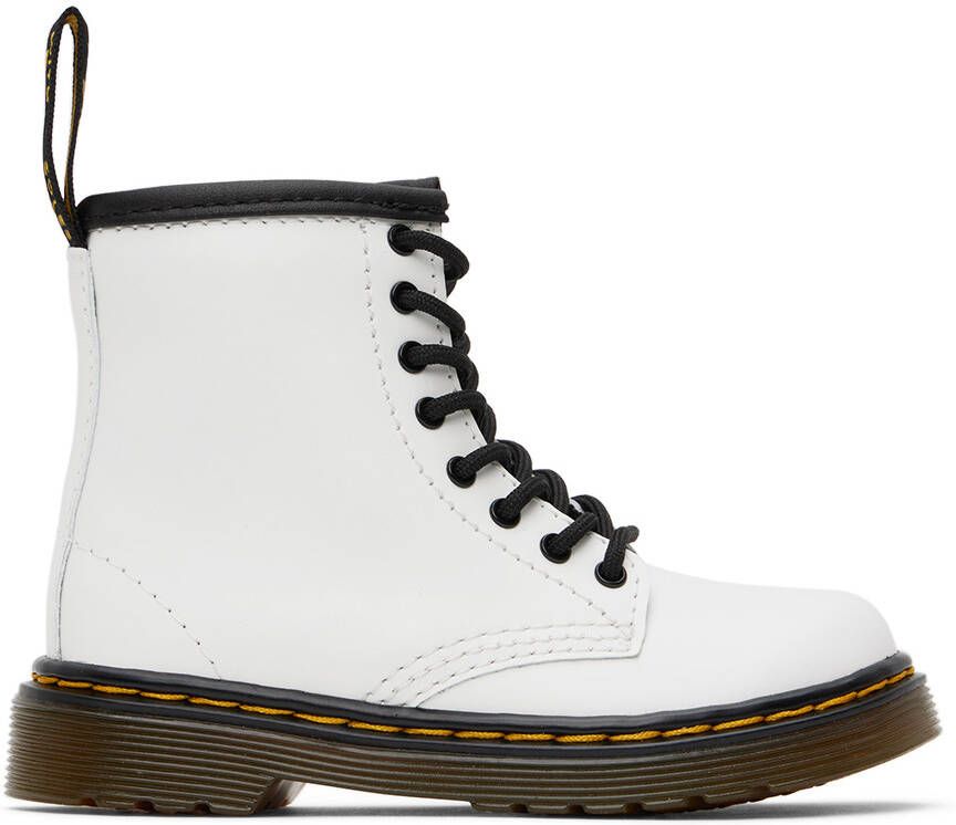 Dr. Martens Baby White 1460 Boots - Picture 4