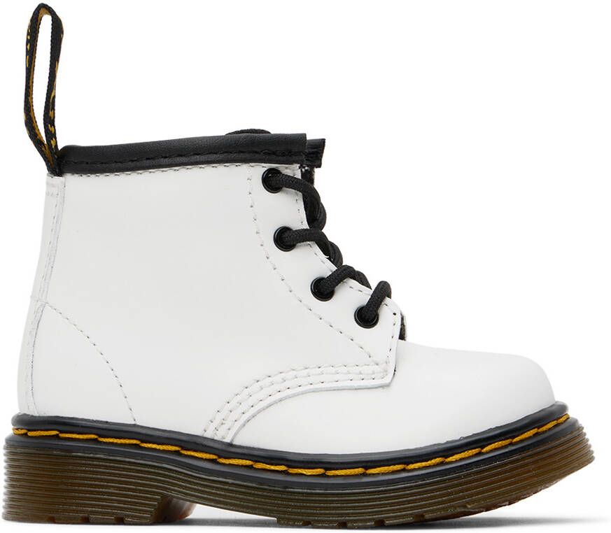 Dr. Martens Baby White 1460 Boots - Picture 2
