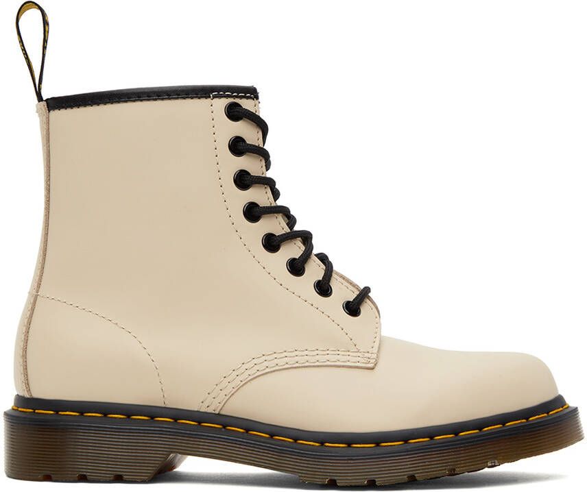 Dr. Martens Beige 1460 Lace-Up Boots - Picture 5