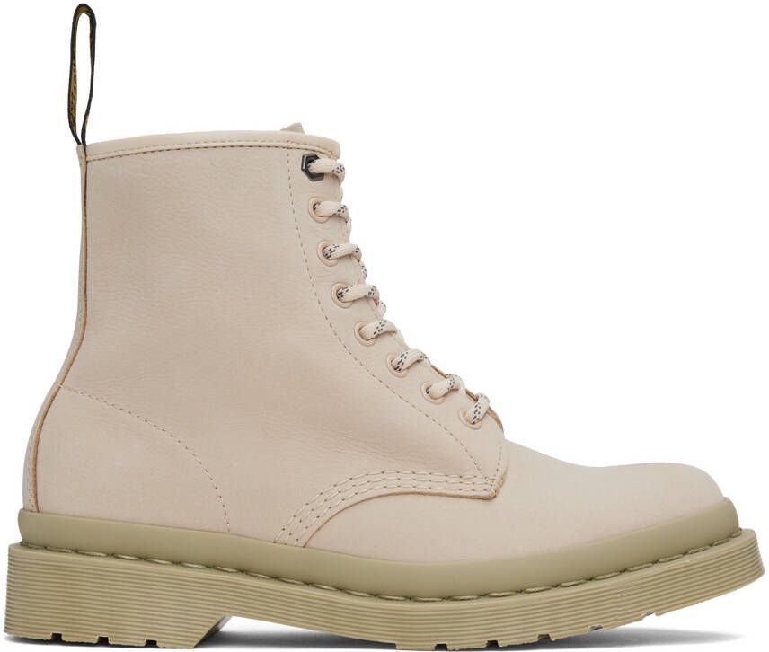 Dr. Martens Beige 1460 Mono Boots