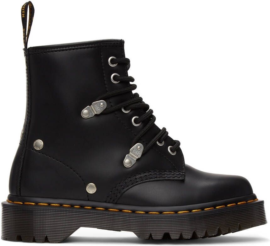 Dr. Martens Black 1460 Bex Stud Boots - Picture 5