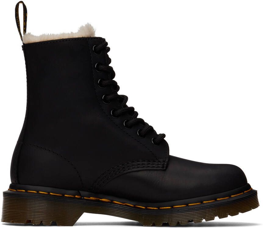 Dr. Martens Black 1460 Boots - Picture 5