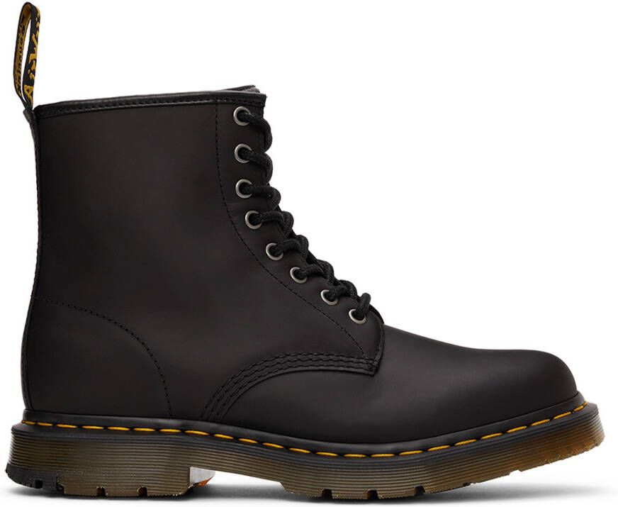 Dr. Martens Black 1460 DM's Wintergrip Boots - Picture 2