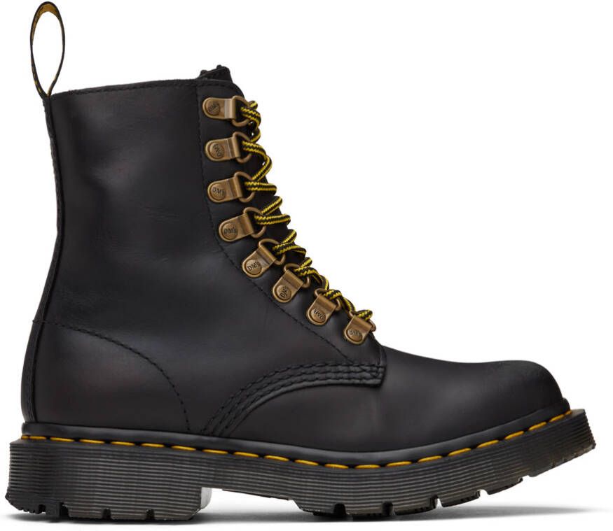 Dr. Martens Black 1460 Pascal Boots - Picture 2