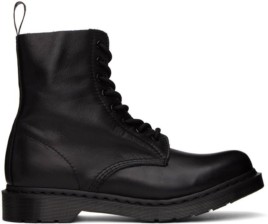 Dr. Martens Black Nubuck 1460 Pascal Boots - Picture 5