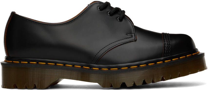 Dr. Martens Black 'Made In England' Vintage Adrian Loafers - Picture 15