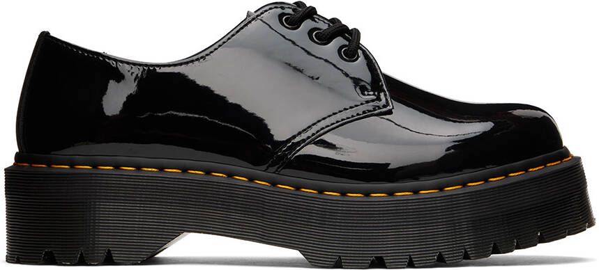 Dr. Martens Black Patent 1461 Quad Platform Derbys - Picture 6