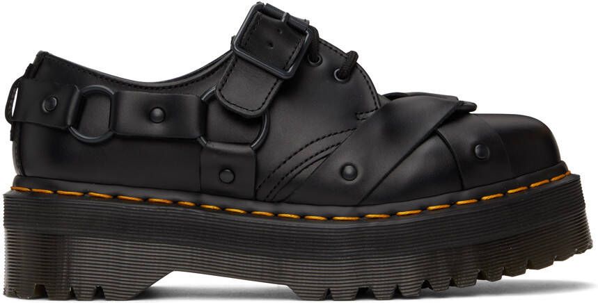 Dr. Martens Black 1461 Quad Harness Oxfords - Picture 5