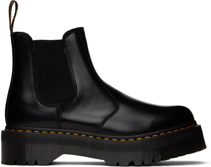 Dr. Martens Black 2976 Platform Chelsea Boots - Picture 4