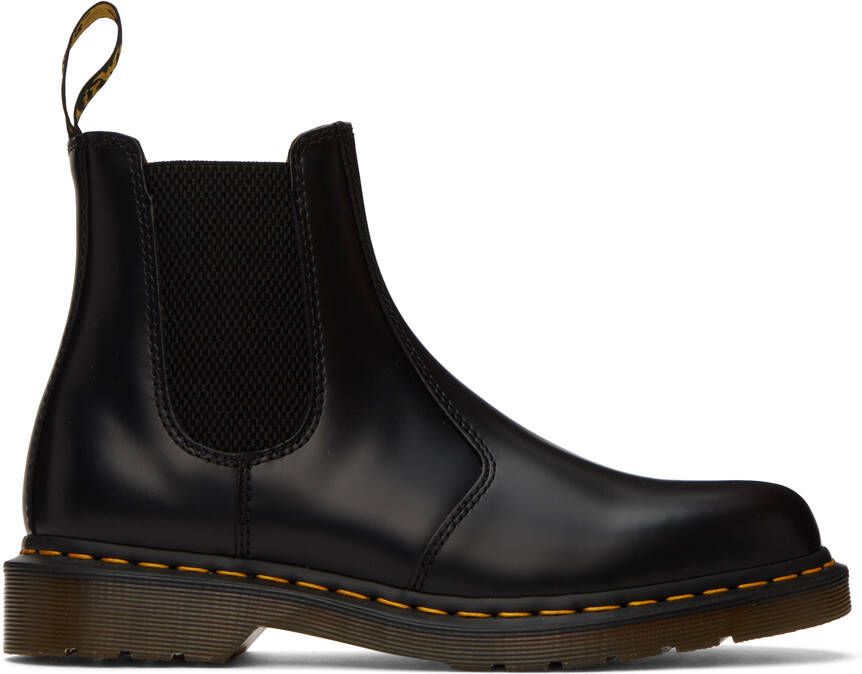 Dr. Martens Black 2976 Smooth Chelsea Boots - Picture 6