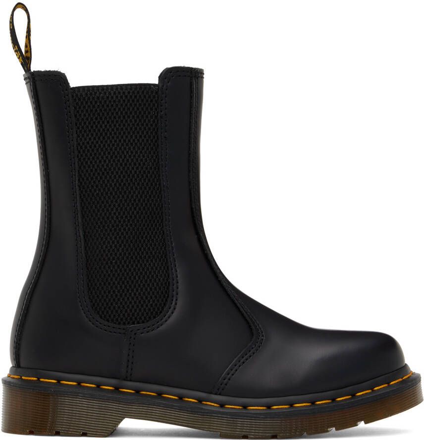 Dr. Martens Black 2976 Smooth Chelsea Boots - Picture 10