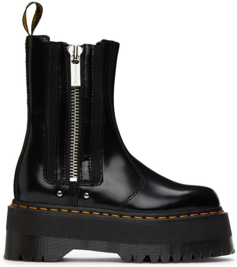 Dr. Martens Black 2976 Max Platform Chelsea Boots - Picture 2
