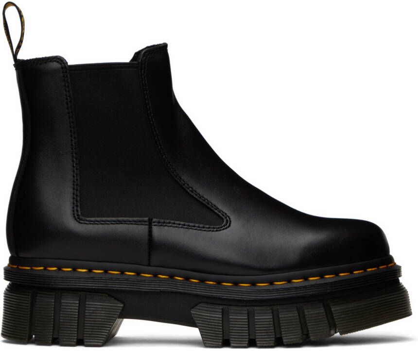 Dr. Martens Black Bethan Smooth Platform Oxfords - Picture 4