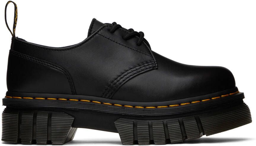 Dr. Martens Black Audrick Oxfords - Picture 5