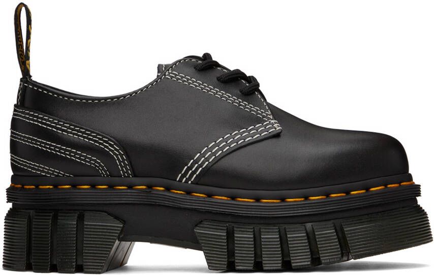 Dr. Martens Black Audrick Oxfords - Picture 5