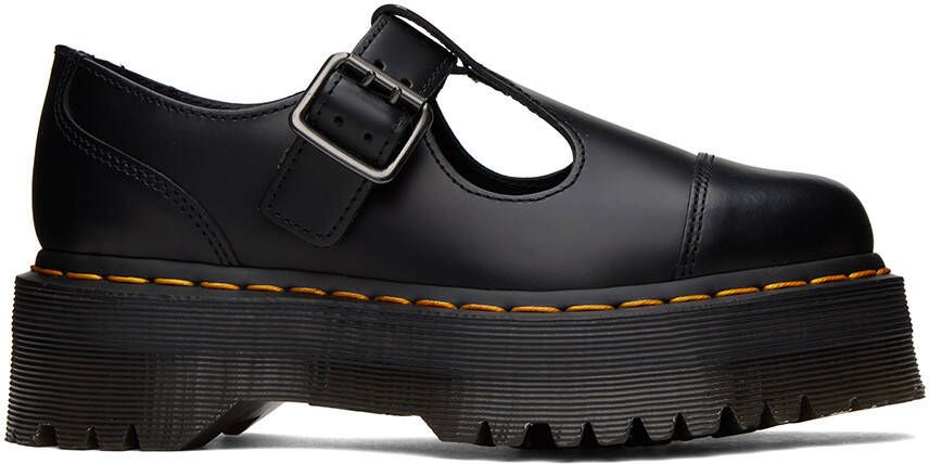 Dr. Martens Black Bethan Smooth Platform Oxfords - Picture 8