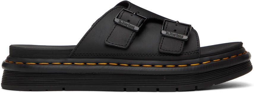 Dr. Martens Black Dax Sandals - Picture 5