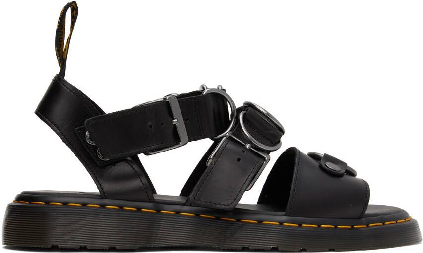 Dr. Martens Black Gryphon Alt Sandals - Picture 4