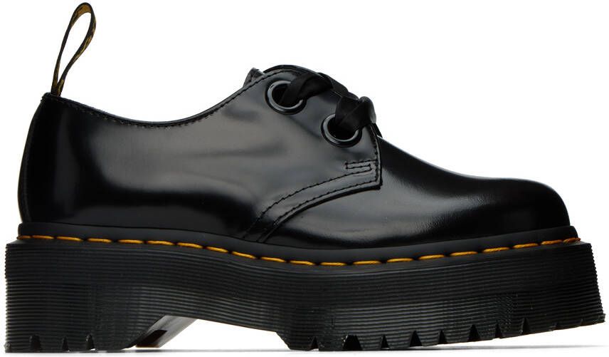 Dr. Martens Black Holly Platform Derbys - Picture 5