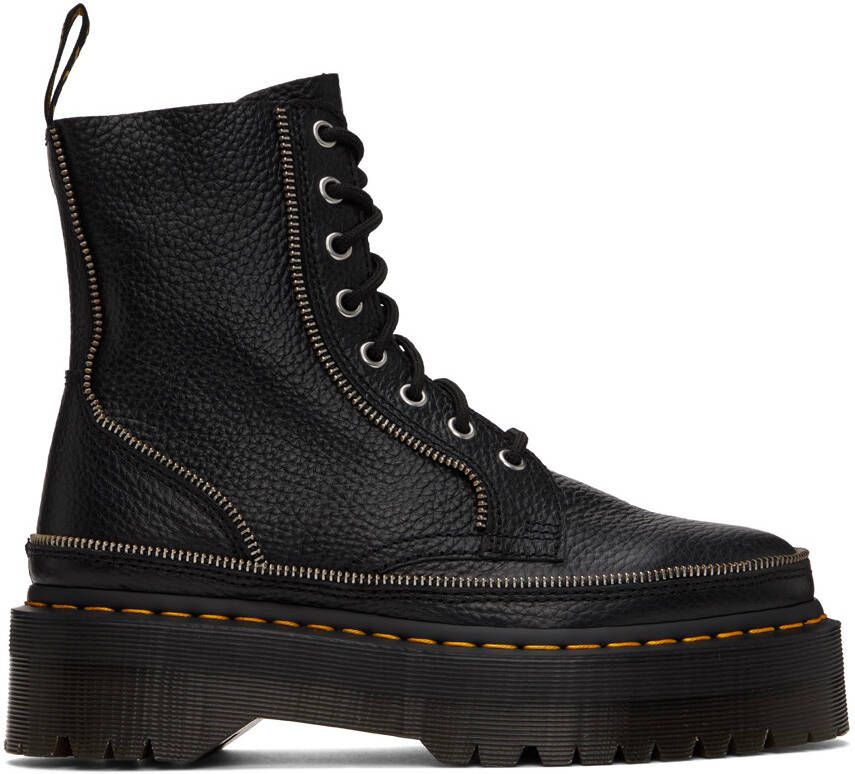 Dr. Martens Black Jadon Zip Boots
