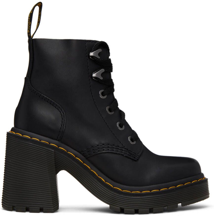Dr. Martens Black Jesy Lace-Up Boots
