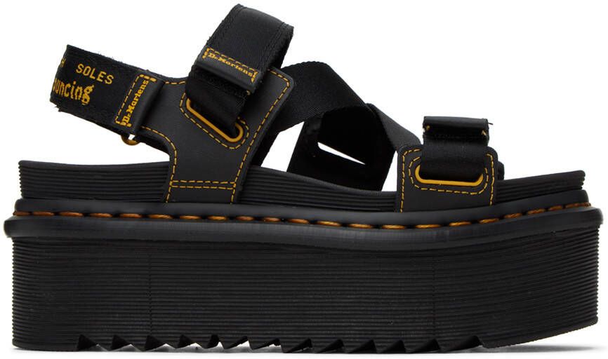 Dr. Martens Black Kimber Sandals - Picture 5