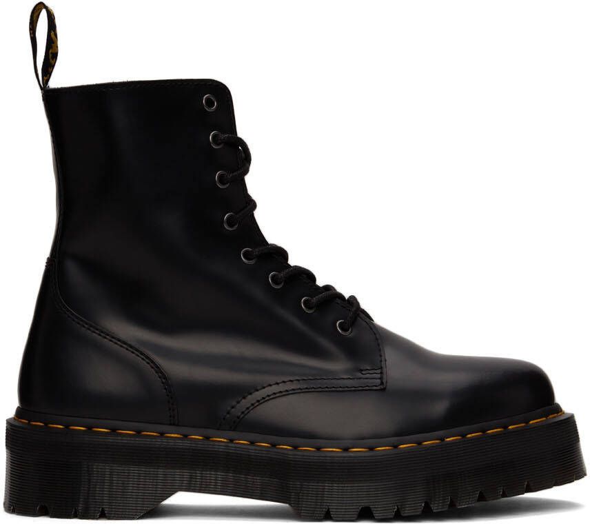 Dr. Martens Black Polished Jadon Boots - Picture 5