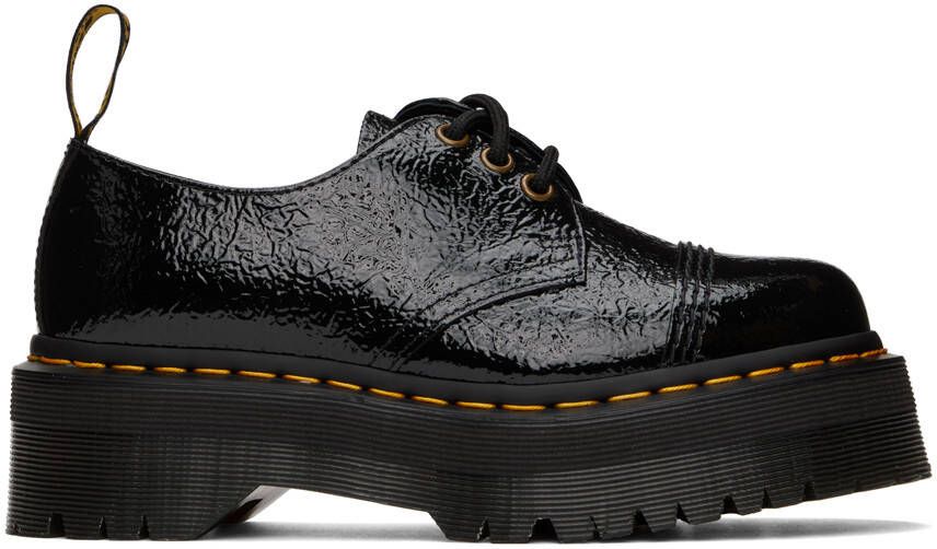 Dr. Martens Black Quad 1461 Platform Derbys