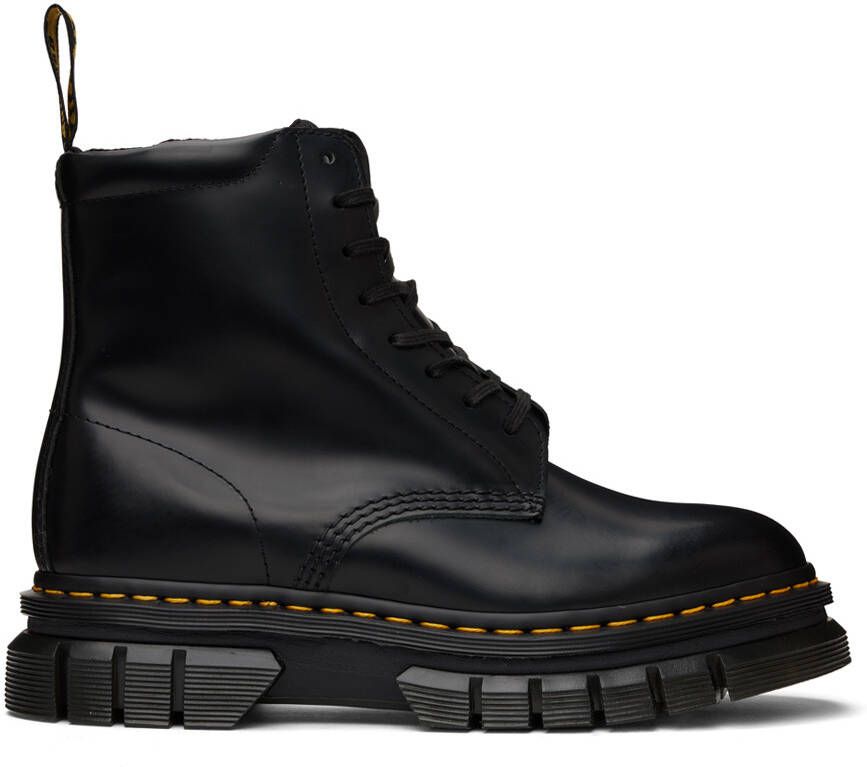 Dr. Martens Black Nubuck 1460 Pascal Boots - Picture 2