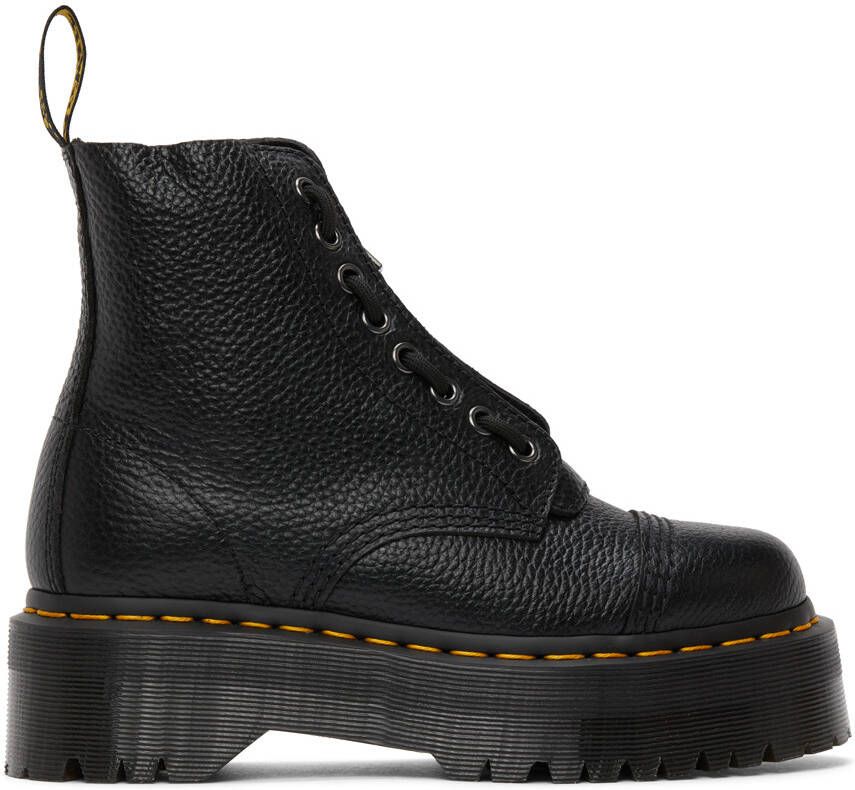 Dr. Martens Black Sinclair Zip Boots - Picture 4