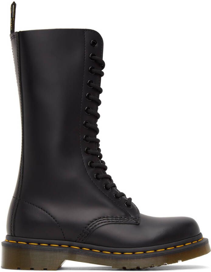 Dr. Martens Black Smooth 1914 Boots - Picture 4