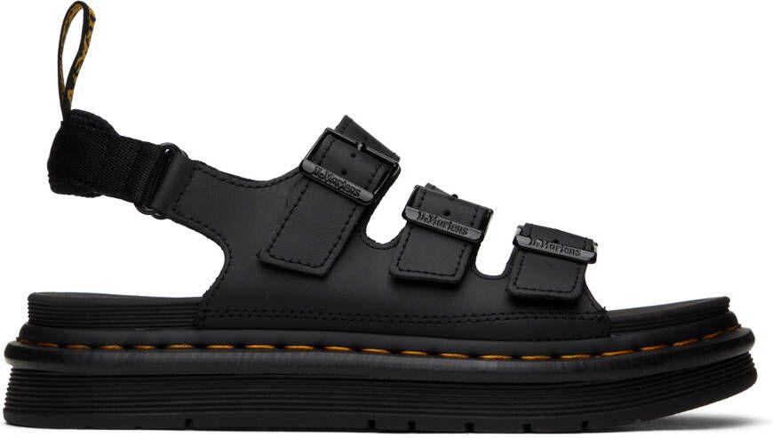 Dr. Martens Black Soloman Sandals - Picture 5