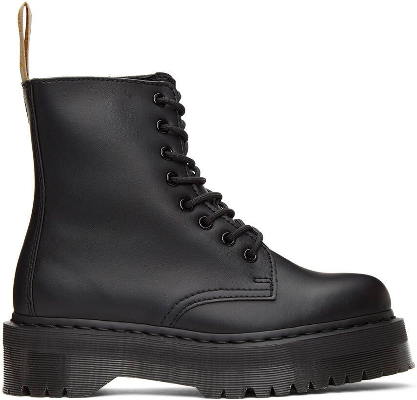 Dr. Martens Black Vegan Jadon 2 Mono Platform Boots - Picture 5