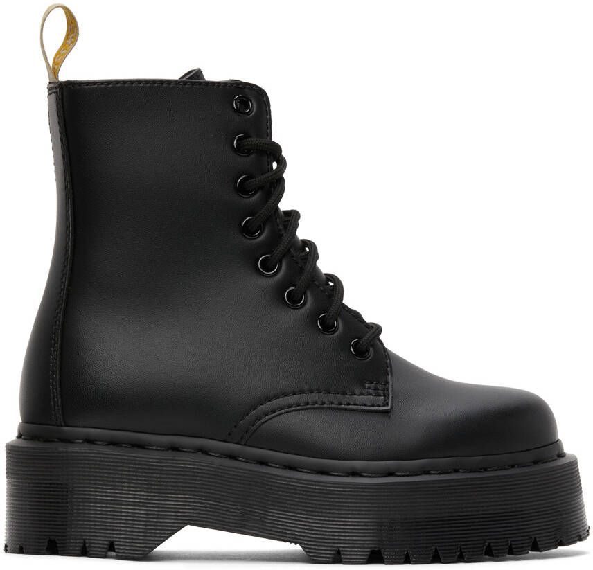 Dr. Martens Black Vegan Jadon II Mono Boots - Picture 5