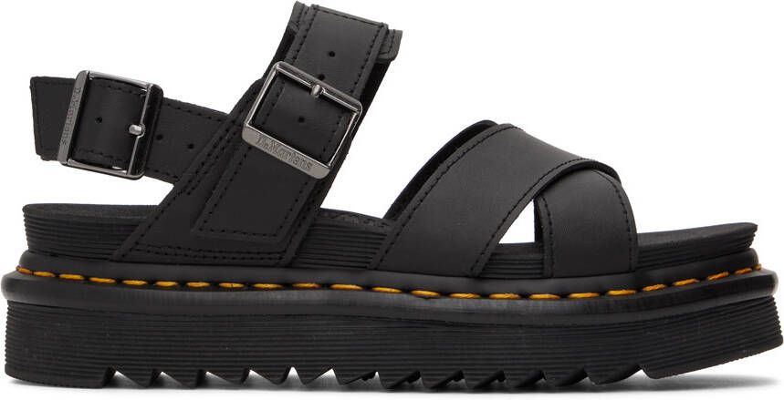 Dr. Martens Black Voss II Sandals