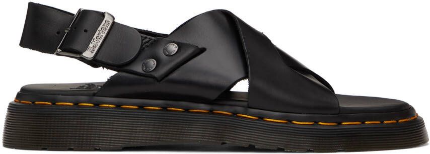 Dr. Martens Black Zane Sandals - Picture 5