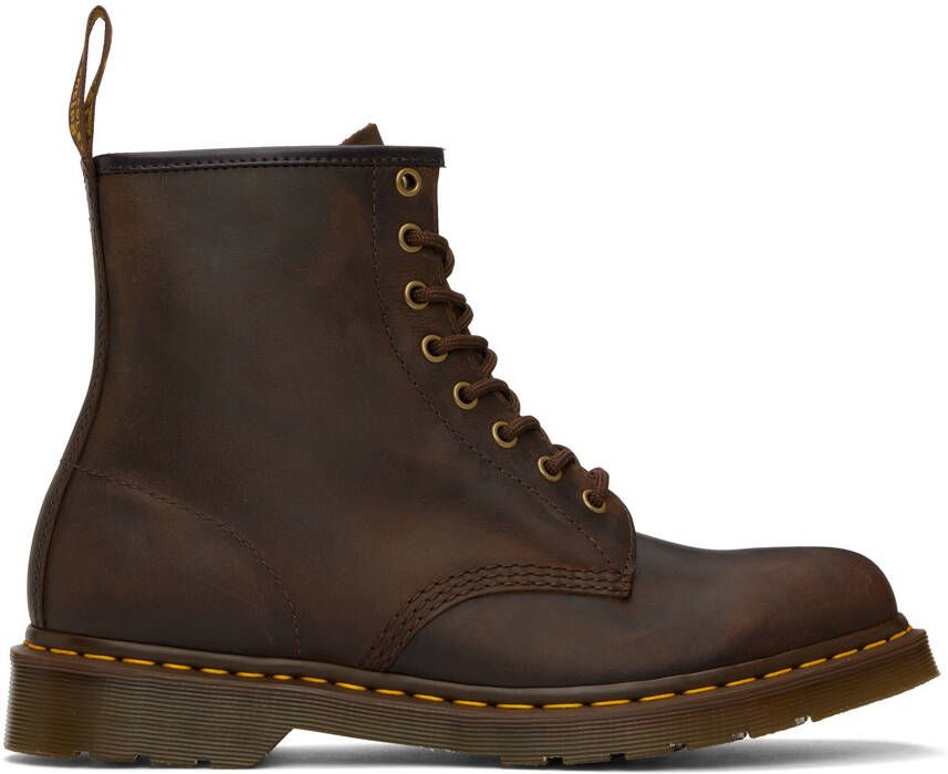 Dr. Martens Brown 101 Boots - Picture 5