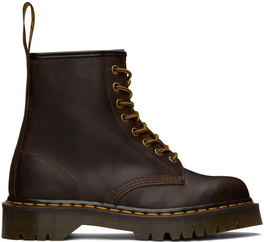 Dr. Martens Brown 1460 Bex Crazy Horse Boots - Picture 5